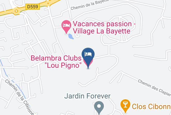 Var - Belambra Clubs Lou Pigno Maps