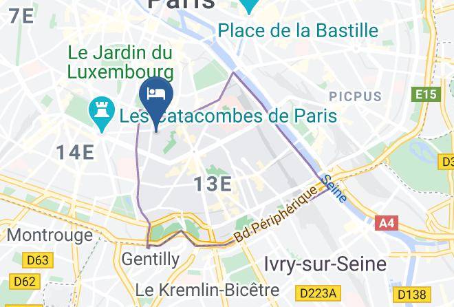 Paris - Belambra Hotel Magendie Maps