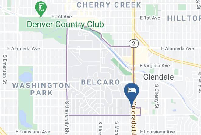 Denver - Belcaro Motel Maps