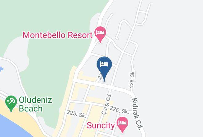 Fethiye - Belcehan Beach Hotel Maps