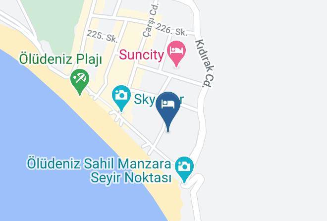 Fethiye - Belcekum Otel Maps