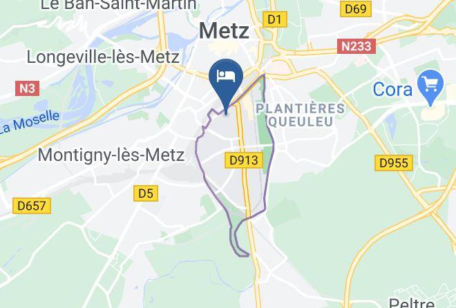 Belchamps Metz Gare Pompidou Congres Map