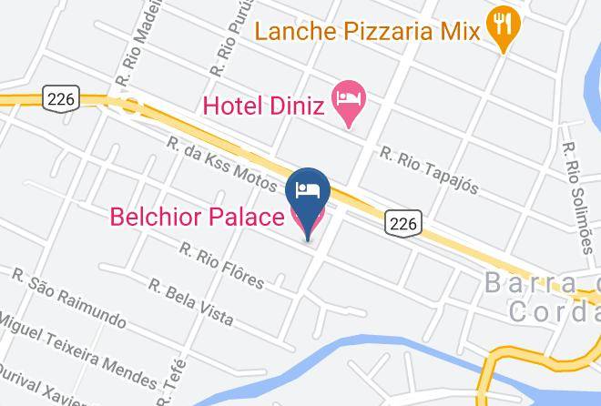 Barra Doda - Belchior Palace Hotel Maps