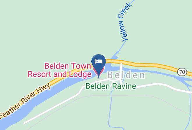 Plumas - Belden Town Resort And Lodge Maps
