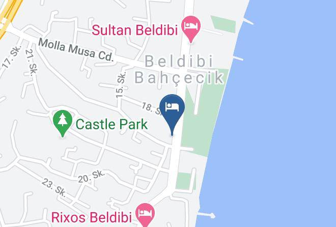 Konyaalti - Beldibi Hotel Maps