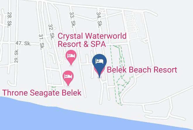 Antalya - Belek Beach Resort Hotel Maps