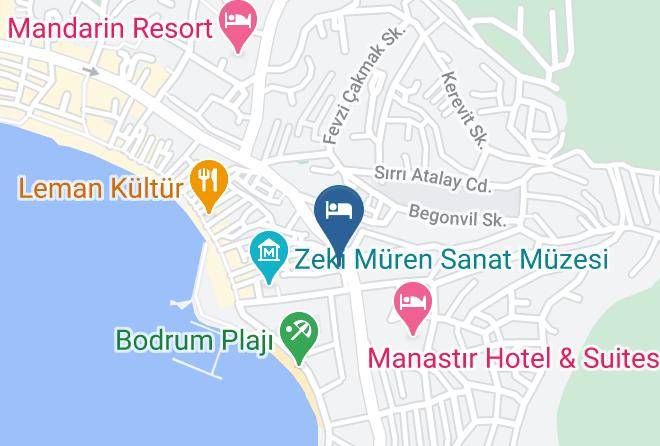 Bodrum - Belga Hotel Maps