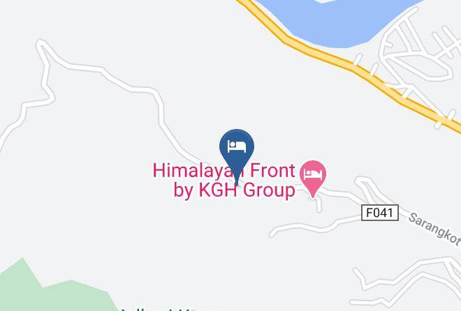 Belgian Hotel Pokhara Map