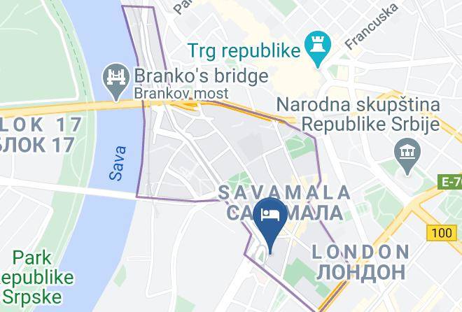 Belgrade City - Belgrade City Hotel Maps