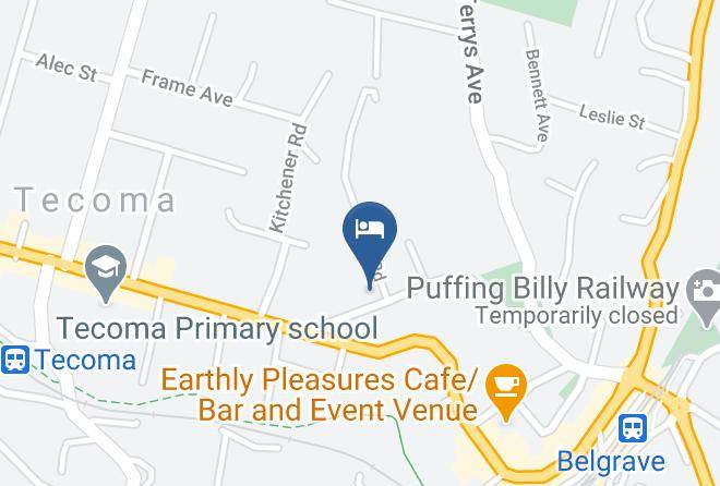 Yarra Ranges - Belgrave Hideaway Maps