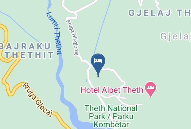 Shkoder - Belinis Theth Hotel Maps