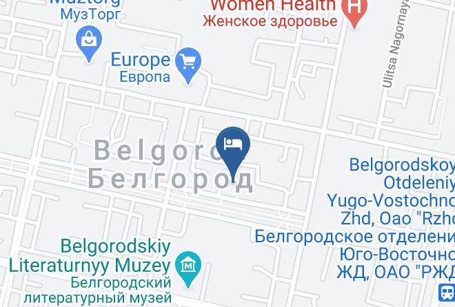 Belgorod - Beliy Gorod Hotel Maps
