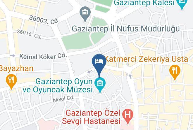 Sahinbey - Beliz Hanim Konaklari Maps