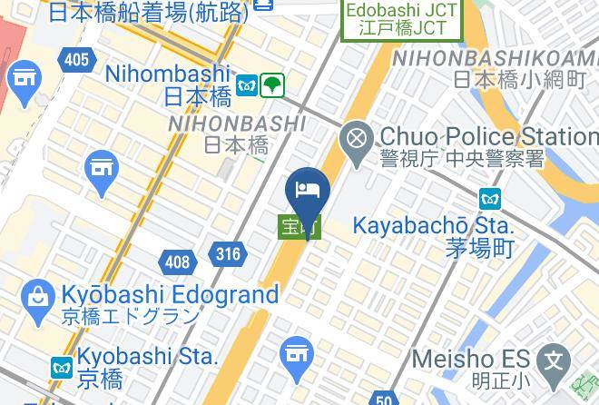 Chuo Ward - Belken Hotel Tokyo Maps