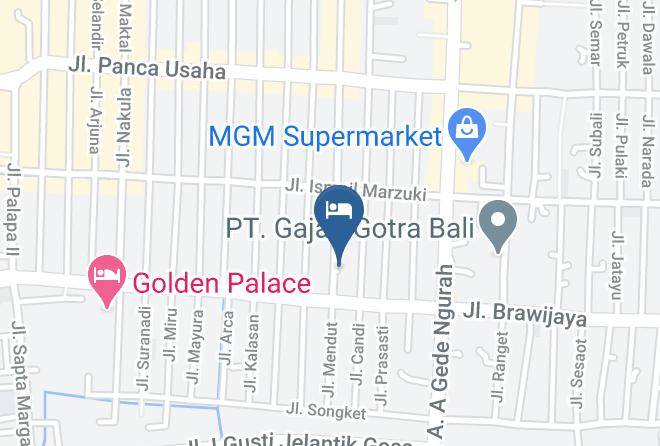 Kota Mataram - Bell Air Hotel Maps