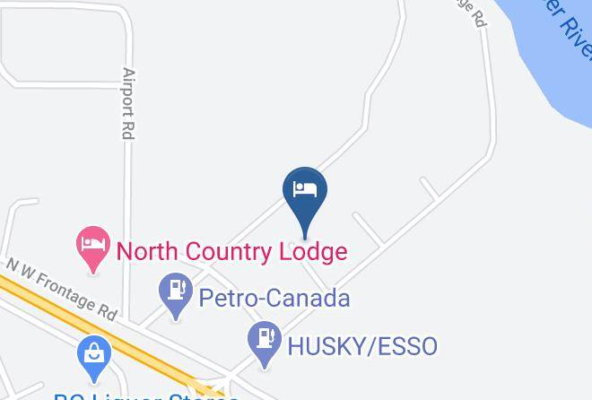 Fraser Fort George - Bell Mountain Motel Mcbride Maps