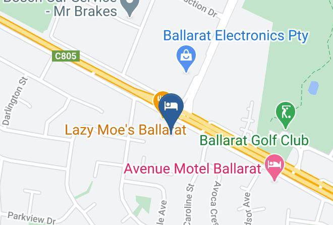 Ballarat - Bell Tower Inn Maps