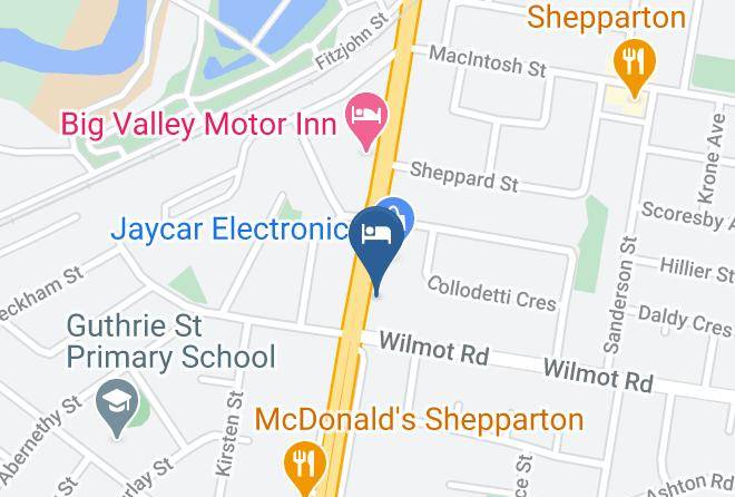 Greater Shepparton - Bell Tower Motor Inn Maps
