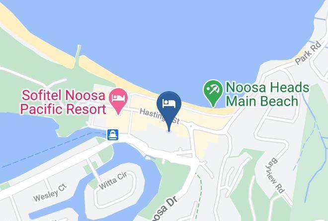 Bella Casa Noosa Resort Carta Geografica - Queensland - Noosa