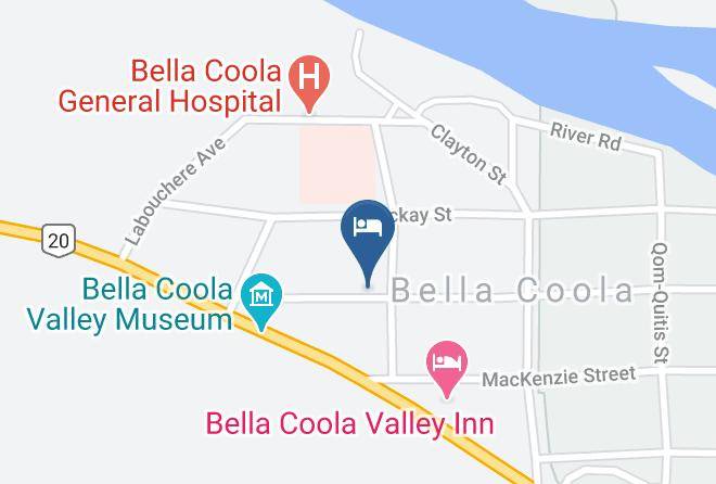 Central Coast - Bella Coola Cumbrian Inn Maps
