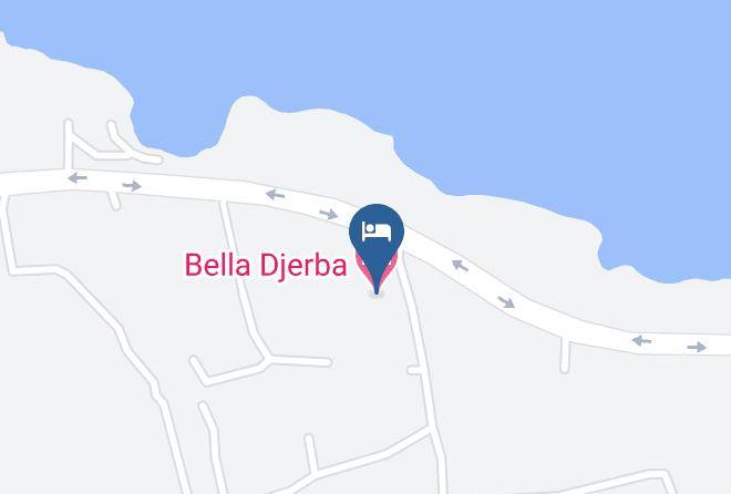 Bella Djerba Map - Tunisia - Djerba