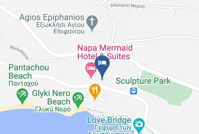 Cyprus - Amarande Hotel Maps