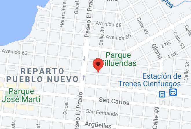 Cienfuegos - Bella Perla Marina Maps