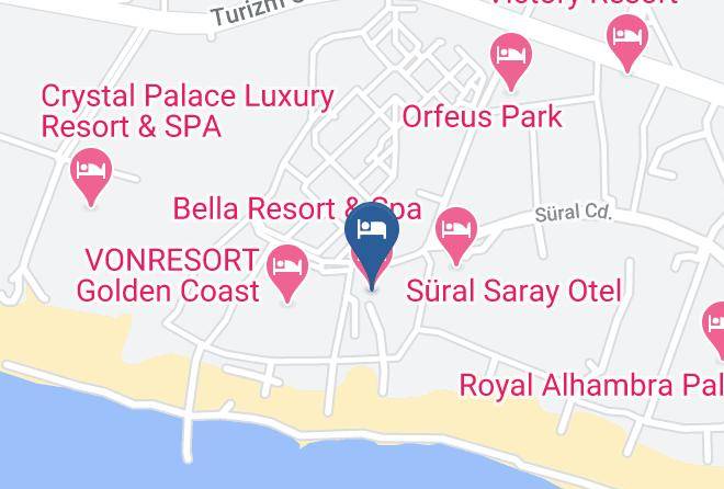 Manavgat - Bella Resort & Spa Maps
