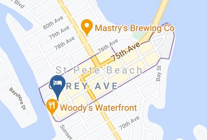 Pinellas - Bella Sirena Inn Maps
