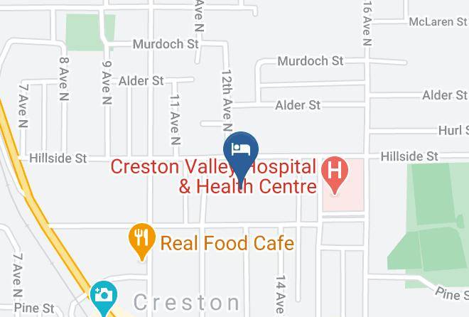 Central Kootenay - Bella Vista B&b Maps