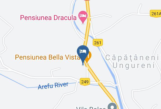 Arefu - Cazare Transfagaraan Pensiune Bella Vista Maps