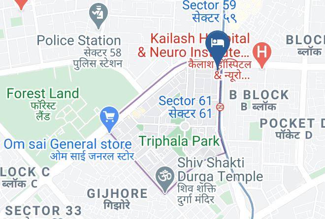 Noida - Bella Vista Hospitality Maps