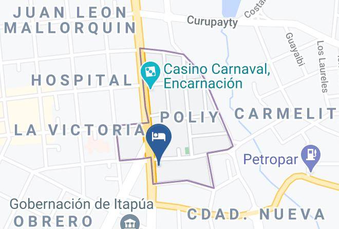 Encarnacion - Bella Vista Hotel Maps