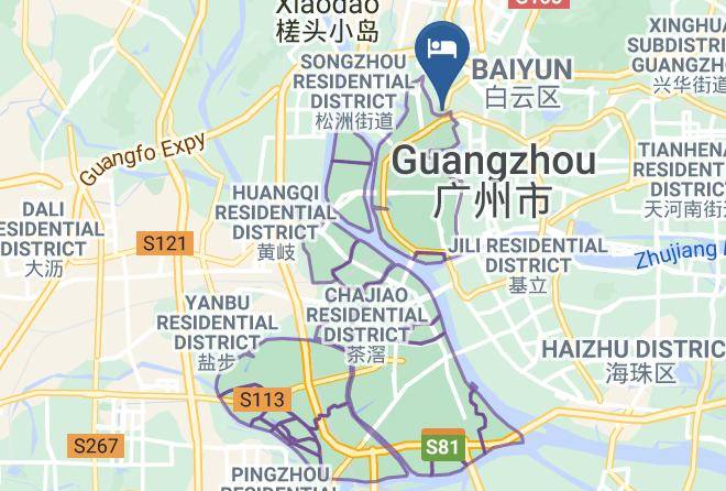 Guangzhou - Bella Vista Hotel Maps