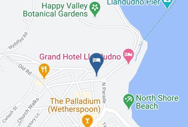 Conwy - Bella Vista Hotel Maps