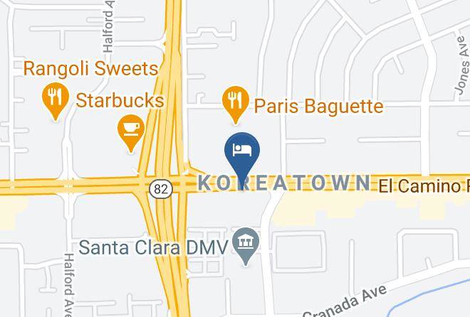 Santa Clara - Bella Vista Inn Maps