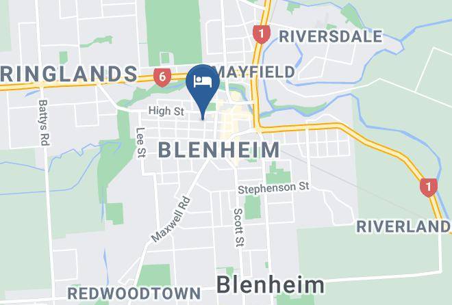 Blenheim - Bella Vista Motel Blenheim Maps