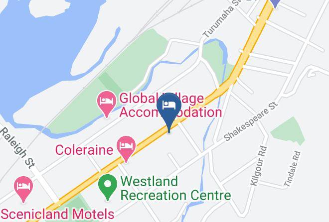 Grey - Bella Vista Motel Greymouth Maps