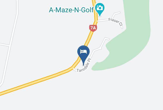 Bella Vista Motel Hanmer Springs Map