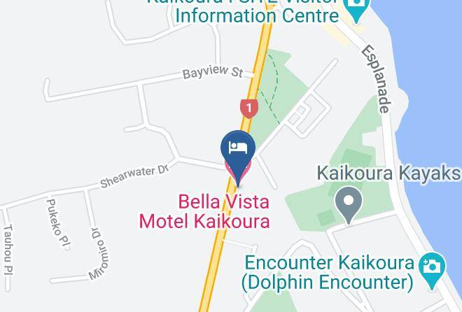 Kaikoura - Bella Vista Motel Kaikoura Maps