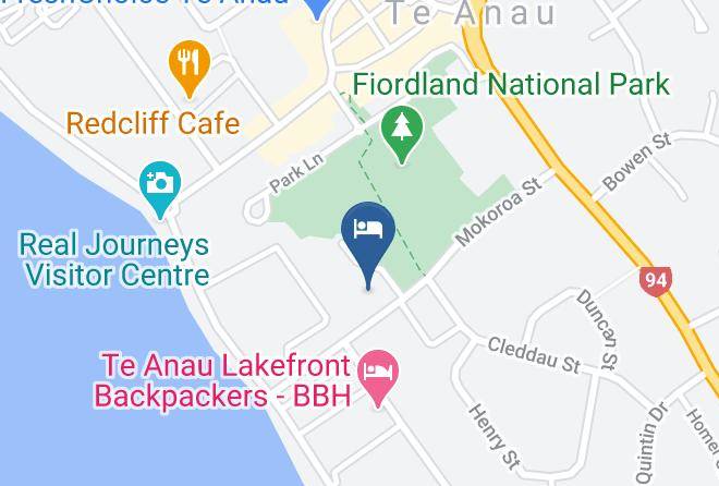 Te Anau - Bella Vista Motel Te Anau Maps