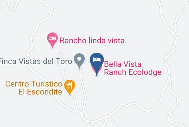 Turrialba - Bella Vista Ranch Ecolodge Maps