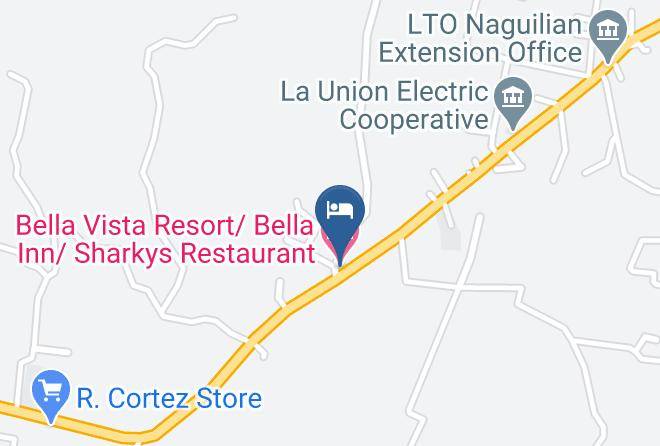 La Union - Bella Vista Resort Bella Inn Sharkys Restaurant Maps