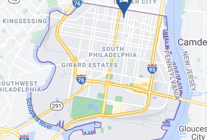 Philadelphia - Bella Vista Sleeps 5 Patio Deck Maps