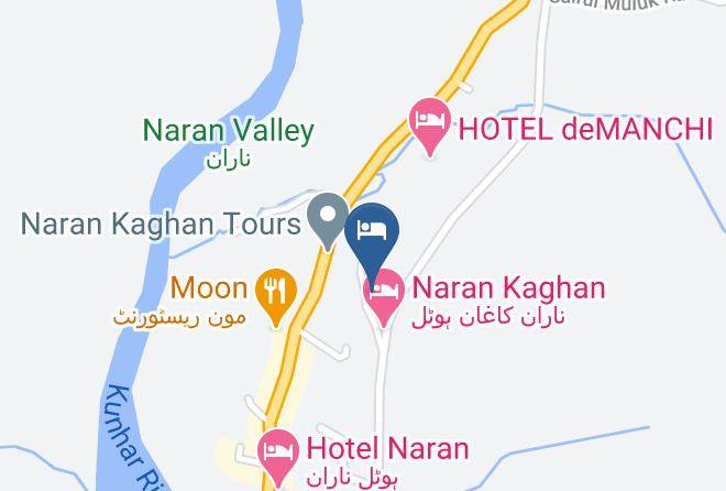 Peshawar - Belladona Hotel Naran Maps