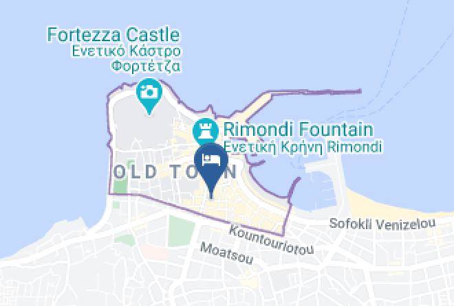 Rethimni - Bellagio Luxury Boutique Hotel Maps