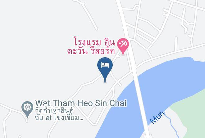 Amphoe Khong Chiam - Bellani Resort Maps