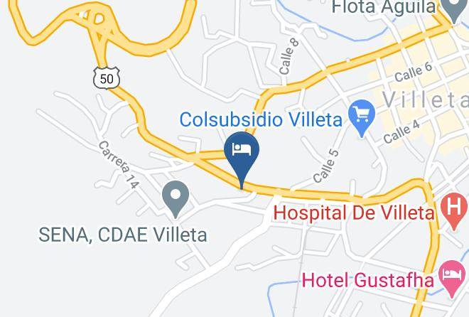 Bellavista Premium Hotel Villeta Map