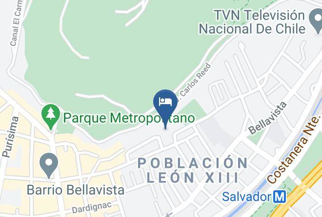 Santiago - Bellavista Travel Suites Maps