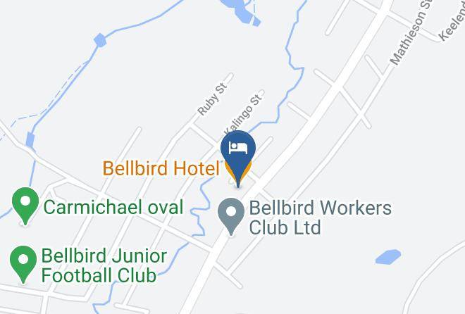 Bellbird Hotel Map